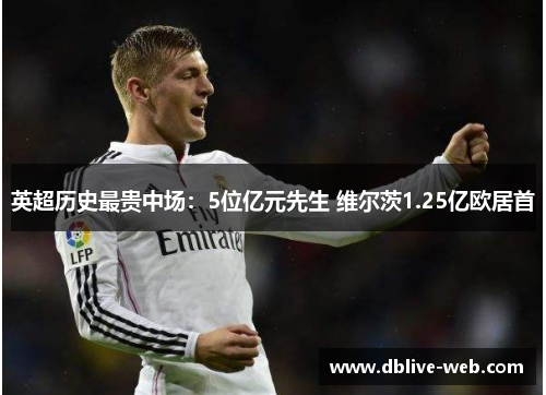 英超历史最贵中场：5位亿元先生 维尔茨1.25亿欧居首